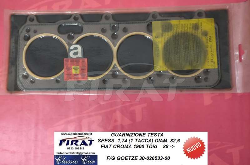 GUARNIZIONE TESTA FIAT CROMA 1900 TDID 1T (3002653300)
